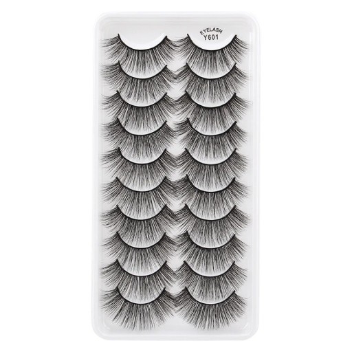 Volume valse wimpers 10 paar nep 3D plak-zwarte wimpers wimperextensionsset