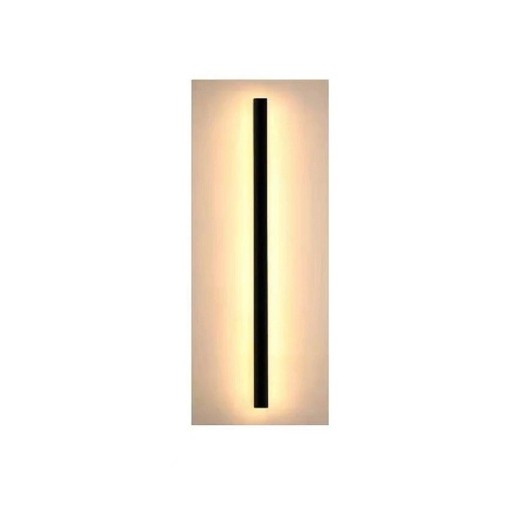 Vonkajšie LED nástenné svietidlo moderná lineárna lampa 200 cm 60 W teplá biela čierna vodotesná pre fasádu terasu záhradu a vchod