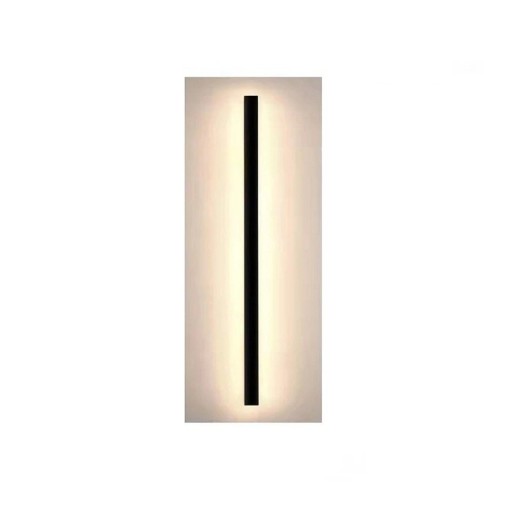 Vonkajšie LED svietidlo nástenná lampa lineárna moderná 200 cm 60 W neutrálná biela čierna vodotesná pre fasádu terasu vchod a garáž