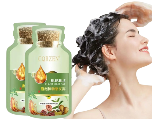 Vopsea naturala de par din plante 20ml Sampon din plante Colorare si regenerare Acoperire a parului gri Pentru femei si barbati Hraneste scalpul Efecte reparatoare