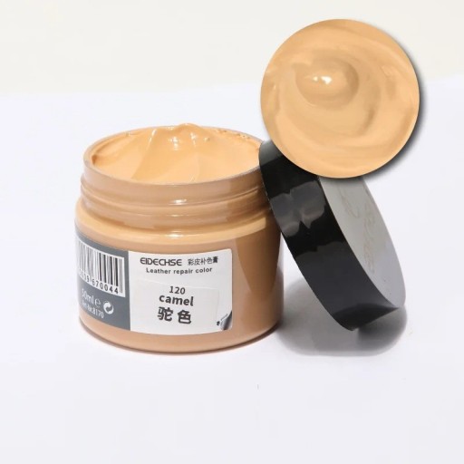 Vopsea Reparatie Piele 50ml Repararea Scaune Auto Paltoane Pantofi Vinil Zgarieturi Găuri Restaurare Refinisare Vopsire Piele Auto