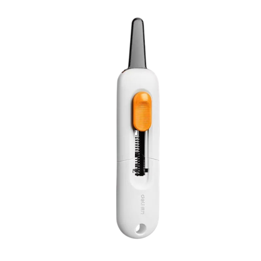 Vouwmes met intrekbaar lemmet Klein werkmes voor brieven en karton Universeel mes voor kantoor en huishouden met antislip body