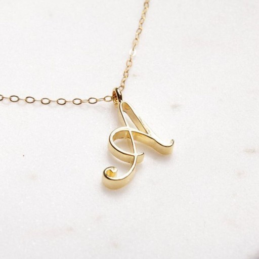 Vrouwen letter ketting