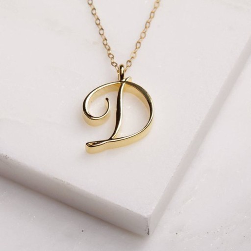 Vrouwen letter ketting