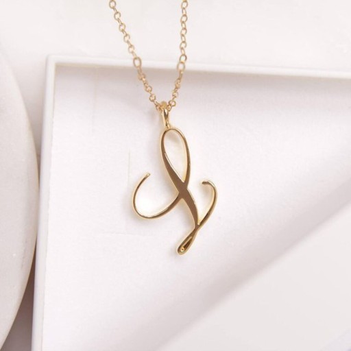 Vrouwen letter ketting
