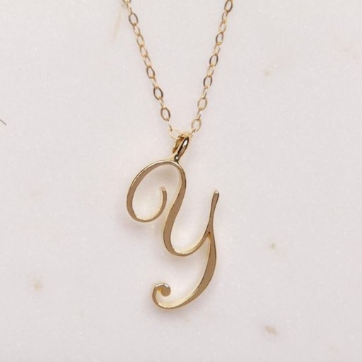 Vrouwen letter ketting