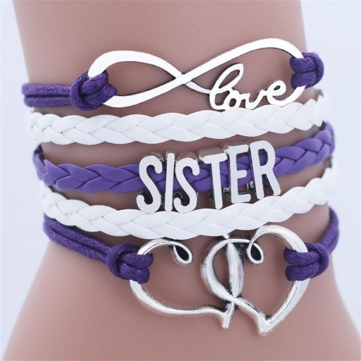 Vrouwen multilayer armband zusje