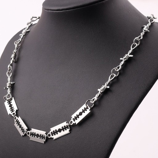Vrouwen prikkeldraad ketting