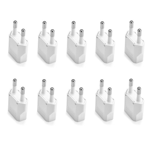 VS/EU-stroomadapter 10 stuks