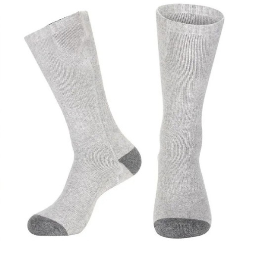 Vyhrievané zimné ponožky Dobíjacie lyžiarske ponožky na USB kábel Zahrievacie unisex ponožky z bavlny