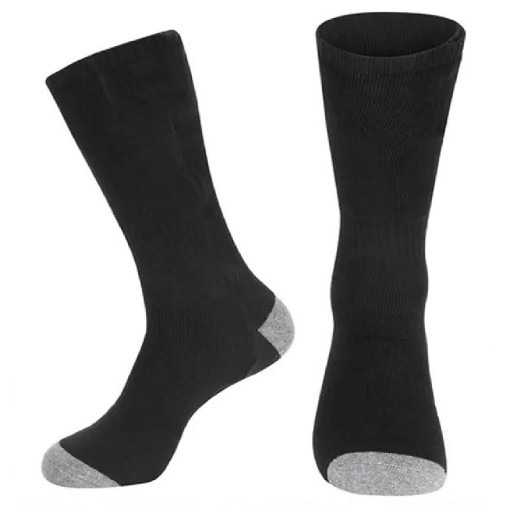 Vyhrievané zimné ponožky Lyžiarske ponožky na 3 AA batérie Zahrievacie unisex ponožky z bavlny