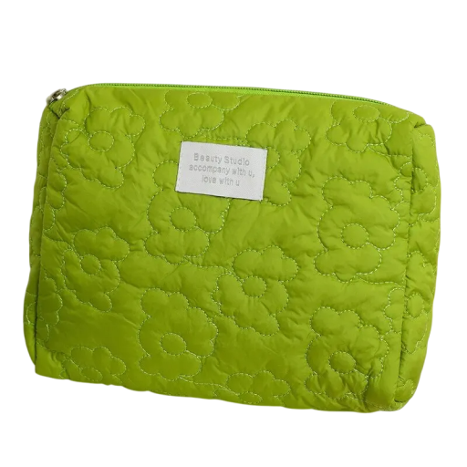 Vyšívaná velkokapacitní kosmetická taška 24 x 18 x 7 cm Voděodolné cestovní make-up pouzdro Přenosná dámská úložná kabelka z polyesteru se zipem