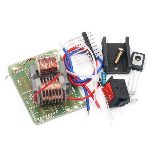 Vysokonapěťový transformátor 15 kV s PCB deskou pro experimenty a plazmové zapalování