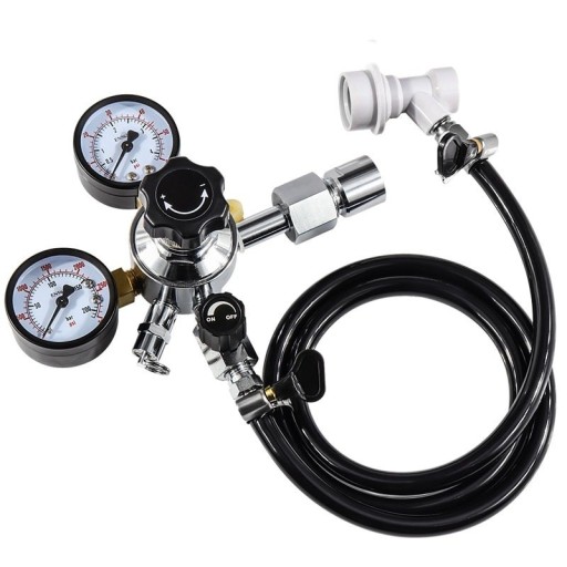 W21.8 Regulator with Hose for CO2 Cylinders