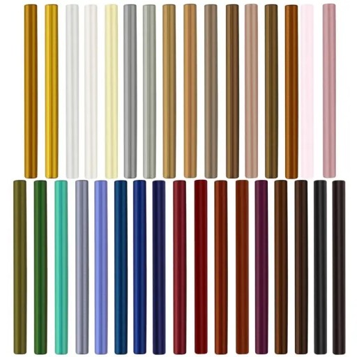 Wachssiegel-Sticks 10 Stk 10 × 0,7 cm Sticks für Heißklebepistolen für Wachssiegel Lebendige Farben Saubere Abdrücke Gute Haftung für Dekorationen