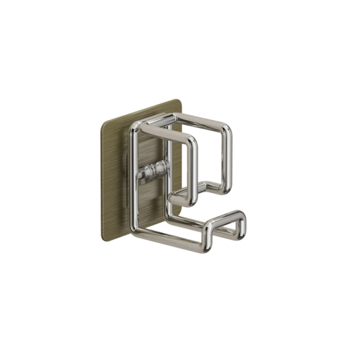 Wall Storage Holder Compact Design 8x8 cm Stainless Steel Wall Organiser for Bathroom Accessories and Small Items