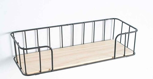 Wandgemonteerde ijzeren plank