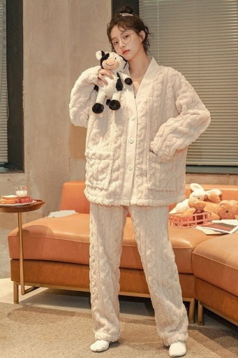 Warmer Damenpyjama P3153