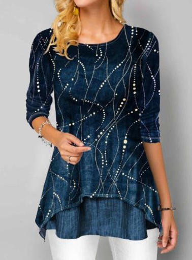 Warstwowy top damski A1084