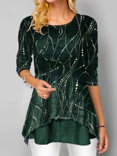 Warstwowy top damski A1084