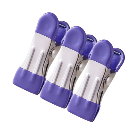 Wasknijpers van roestvrij staal 10 stuks 5,5 x 2,3 cm Duurzame wasknijpers met een opening van 2 cm Metalen wasknijpers Winddicht en sterk