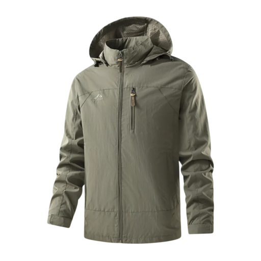 Wasserdichte Softshelljacke für Herren mit Kapuze Winddichte Wanderjacke mit Taschen Outdoorjacke für Frühling und Herbst mit Reißverschluss