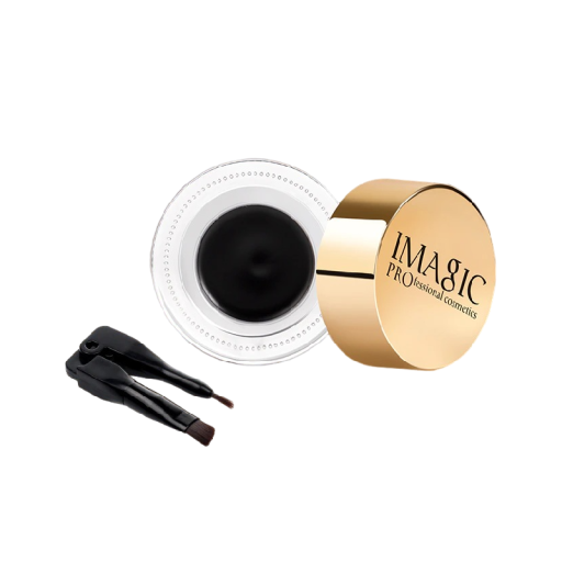 Wasserfester Eyeliner mit Pinsel