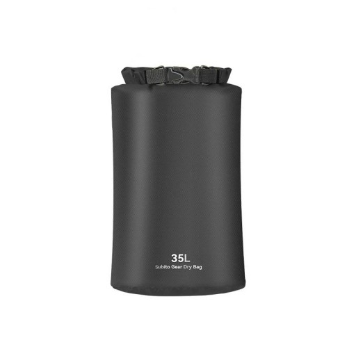 Waterdichte Dry Bag 35l Zwart Ultralichte waterdichte kledingtas voor raften, kajakken, zwemmen en buitensporten in natte omgevingen