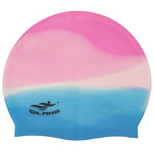 Waterdichte, elastische badmuts voor heren en dames, zwemuitrusting, siliconen badmuts met gehoorbescherming, unisex, veelkleurig