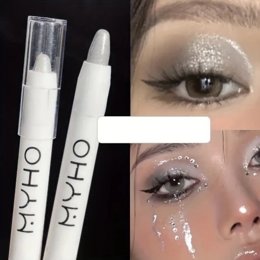 Waterdichte eyeliner glitter oogschaduw parelmoer oogschaduw highlighter