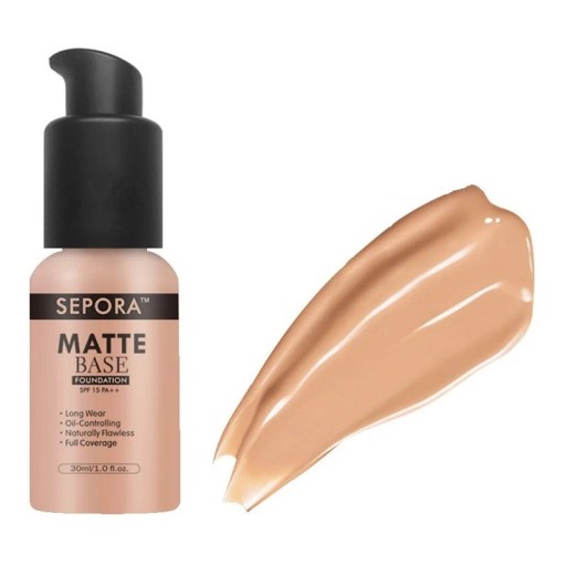 Waterdichte make-up met een hoge dekking. Make-up met volledige dekking tegen huidimperfecties. Langdurige make-up die 24 uur blijft zitten. 30 ml