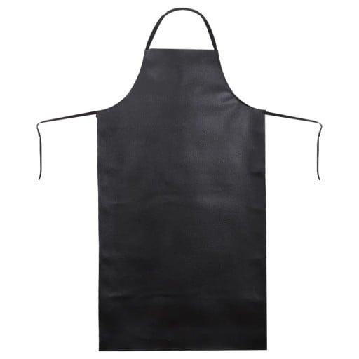 Waterdichte schort voor de werkplaats maat M 100 x 66 cm van PVC met bescherming tot de knieën dikte 0,6-0,8 mm voor koken schoonmaken en werkplaatswerkzaamheden