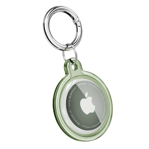 Waterdichte transparante TPU houder voor sleutels en halsband met verliesbescherming voor Apple AirTag voor honden, katten en huisdieren