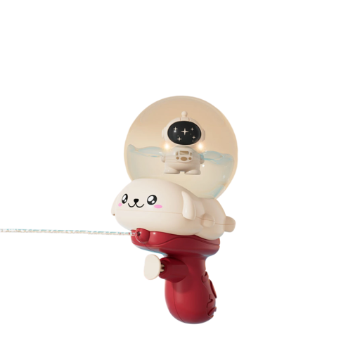 Waterpistool met astronaut 8 x 8,6 x 15,6 cm Kinderspuitpistool met tank Bereik 8 meter Zomerwaterspeelgoed Willekeurige kleur