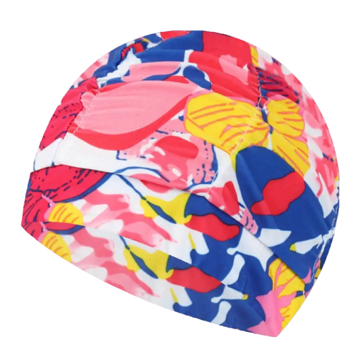 Waterproof Nylon Swimming Cap Colourful Elastic Swimming Equipment for Swimmers