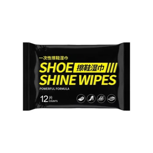 Wegwerpsneakerspoetsdoekjes 12 stuks Vochtige doekjes voor witte schoenen Snelle vlekverwijdering Schoenverzorging Draagbare verpakking