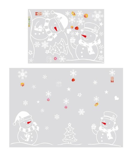 Weihnachtliche Fensterdekoration J3469