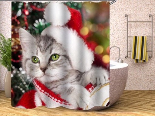Weihnachtsduschvorhang C52