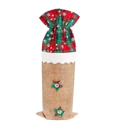 Weihnachtsgeschenkverpackung für Flasche J3465
