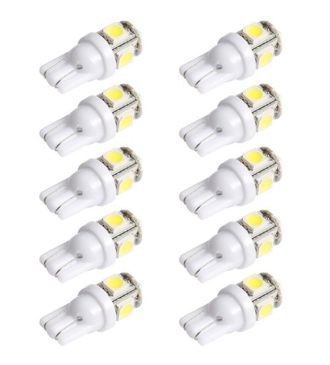 Weiße LED-Autobirne - 10 Stück