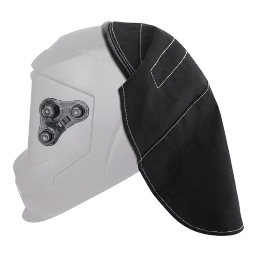 Welding Helmet Cover Head and Neck Protection Dimensions 47 x 46.5 cm Universal for Most Helmets Velcro Black For Welding