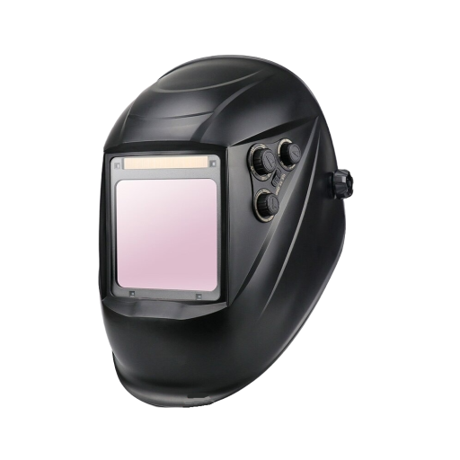 Welding Helmet with Auto-Darkening Function and Accessories