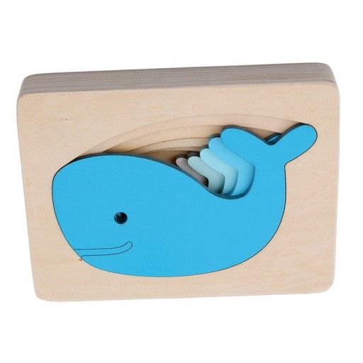 Wielowarstwowe zwierzęta puzzle