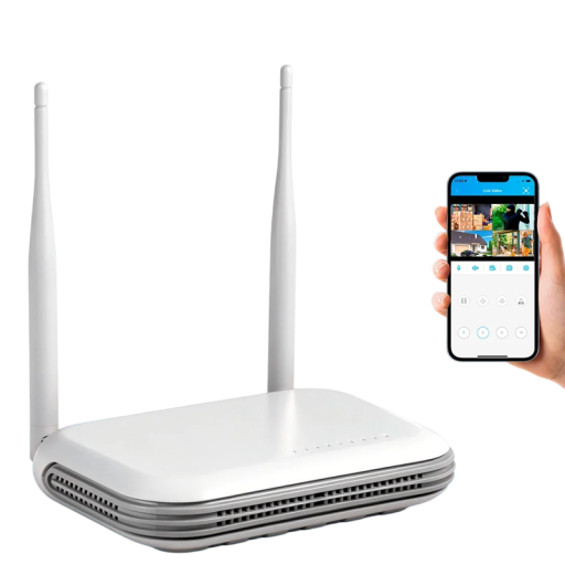 WiFi NVR recorder voor beveiligingscamera's 8CH 6MP dual lens draadloze technologie witte recorder voor bewakingssystemen