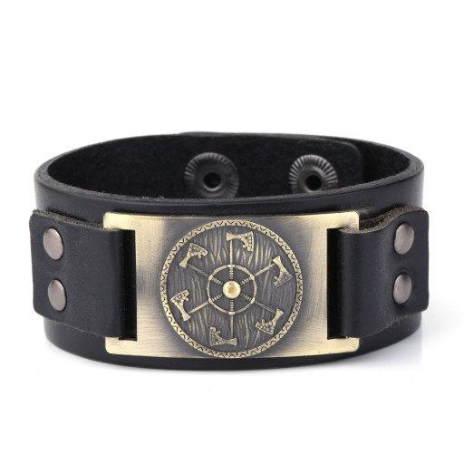 Wikinger-Lederarmband für Herren H685