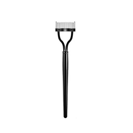 Wimperscheider met metalen tanden 12,8 x 2,6 x 1,6 cm Wimperkam van roestvrij staal Mascaraborstel ABS make-uptool Voor rechte en gekrulde wimpers