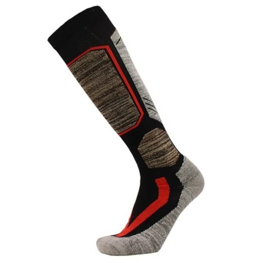 Winter-Baumwollsocken für Herren, Herren-Skisocken, sportliche hohe Socken