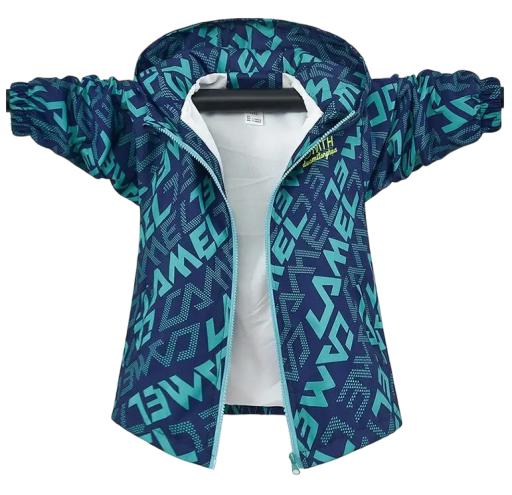 Winter Jungenjacke mit Kapuze Warme Steppjacke mit Reißverschluss Herbst- und Winterbekleidung Bequemer Baumwoll-Polyester-Material für den täglichen Gebrauch