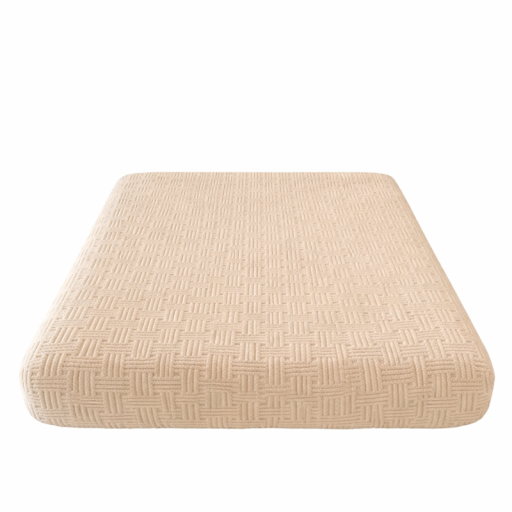 Winter Plush Fitted Sheet 200 x 220 cm Elastic Mattress Sheet Relief Pattern Soft Warm Sheet