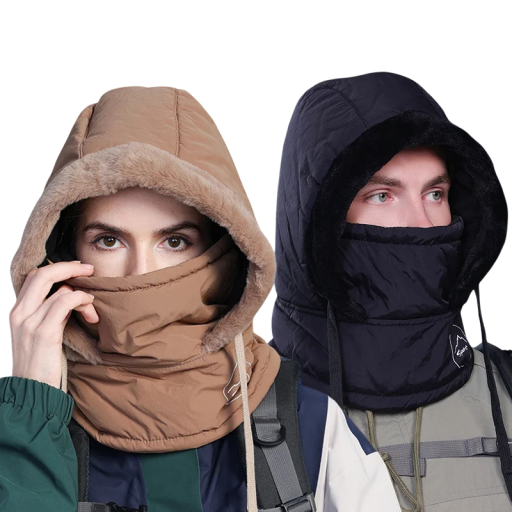 Wintermasker met masker omtrek hoofd 55–60 cm 10 x 10 x 24 cm Warme bescherming voor hoofd, gezicht en nek Polyester masker voor de winter
